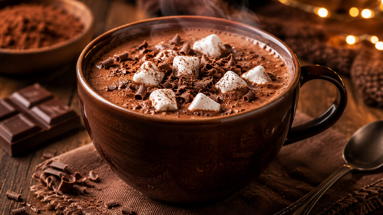 3 Receitas de Chocolate Quente Irresistíveis Chocolate quente delicioso