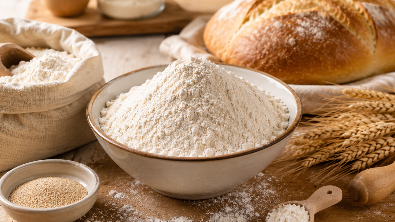 Farinha para pão caseiro