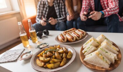 Dicas de lanches para uma tarde gamer com amigos