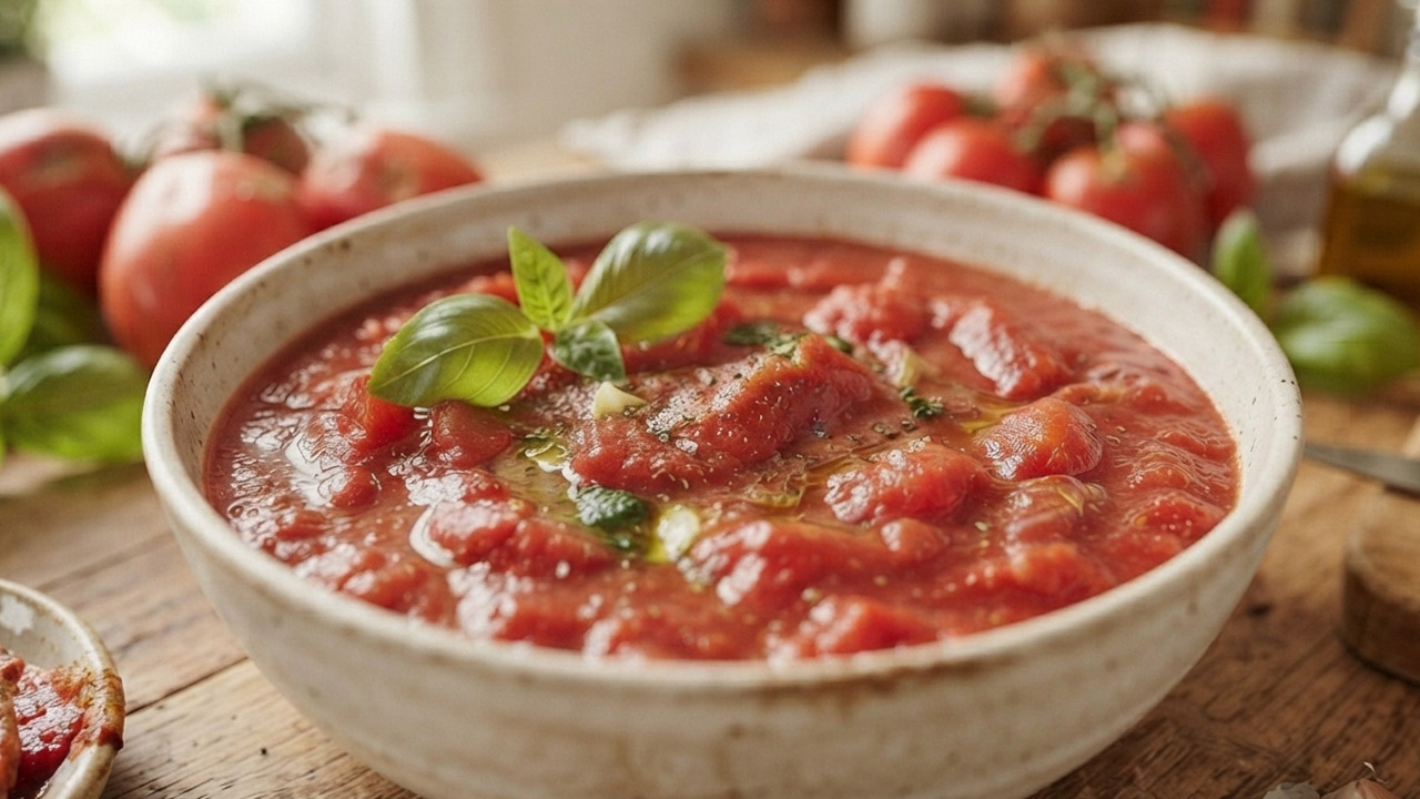 Molho de tomate caseiro