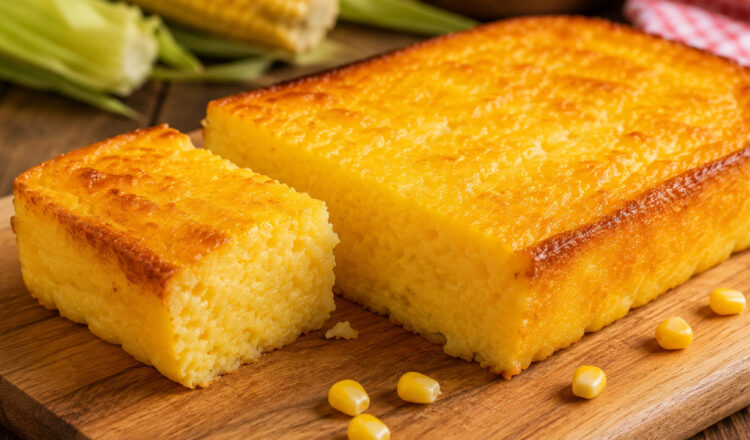 Pamonha de forno feita no liquidificador