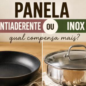 Panela antiaderente ou de inox