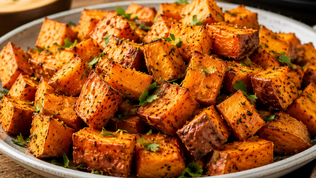 Batata Doce feita na Air Fryer