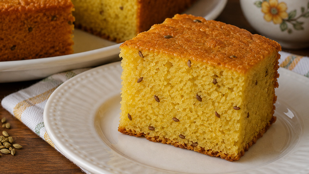 Bolo de Fubá com Erva-Doce: Receita Rápida Bolo de fubá com erva doce