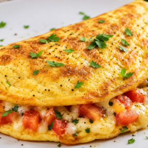 Omelete para o café da manhã