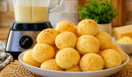 Pão de queijo de liquidificador