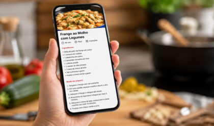 Receitas Online: Praticidade na Palma da Mão Receitas online no celular