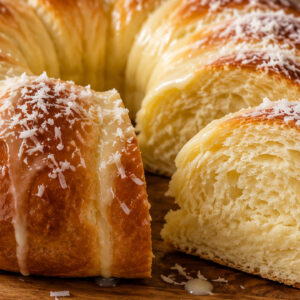 Rosca caseira com a massa bem levinha e fofinha