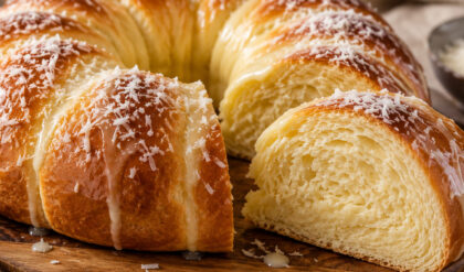 Rosca Caseira Fofinha (Massa Leve e Macia) Rosca caseira com a massa bem levinha e fofinha