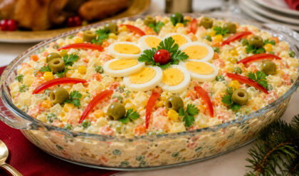 Salada de Maionese para o Natal Salada de Maionese para a Ceia de Natal