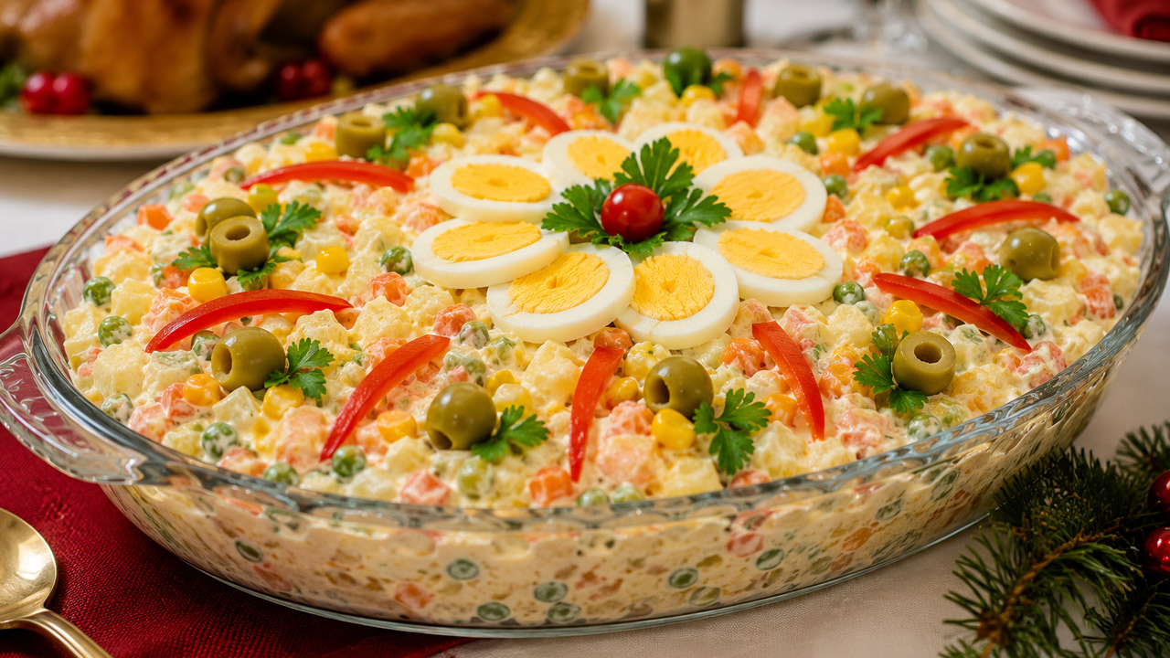 Salada de Maionese para a Ceia de Natal