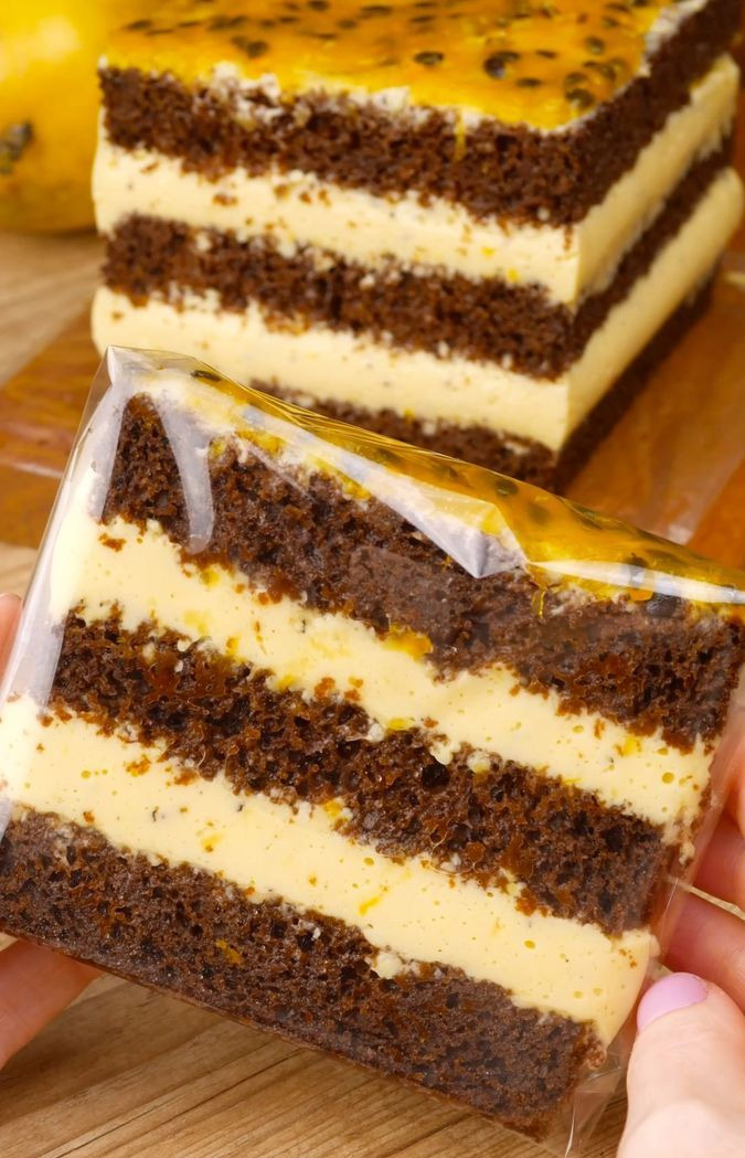 Bolo em Fatias para Vender (Slice Cake): Guia Completo Slice cake de maracujá