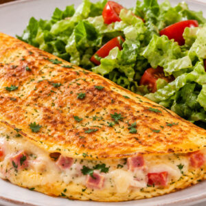 Omelete para o jantar