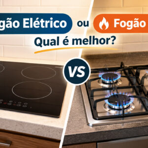 Fogão elétrico ou fogão a gás