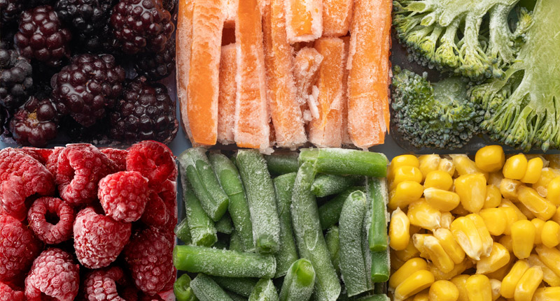 Freezer Separado para Organizar Alimentos Vale a Pena? Frutas e legumes congelados