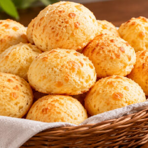 Pão de queijo com polvilho doce