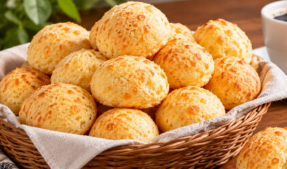 Pão de Queijo com Polvilho Doce Pão de queijo com polvilho doce